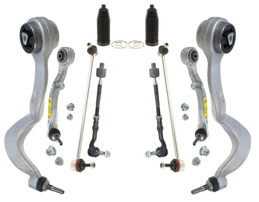 BMW Suspension Control Arm Kit - Front (10 Pieces) 32136751026 - Lemfoerder 3086198KIT